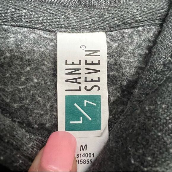 Lane Seven Evergrow Grey Hoodie Size Medium - Picture 5 of 9